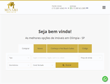 Tablet Screenshot of minariimoveis.com.br